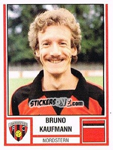 Figurina Bruno Kaufmann - Football Switzerland 1980-1981 - Panini