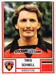 Figurina Theo Schnell - Football Switzerland 1980-1981 - Panini