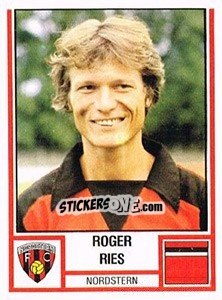 Figurina Roger Ries - Football Switzerland 1980-1981 n. 179 - Panini