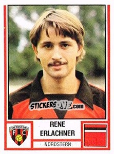 Figurina Rene Erlachner - Football Switzerland 1980-1981 - Panini
