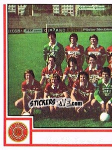 Sticker Mannschaft (puzzle 1) - Football Switzerland 1980-1981 n. 184 - Panini