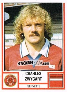 Sticker Charles Zwygart - Football Switzerland 1980-1981 - Panini