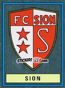 Sticker Wappen - Football Switzerland 1980-1981 - Panini