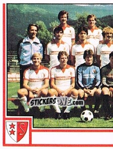 Cromo Mannschaft (puzzle 1) - Football Switzerland 1980-1981 - Panini