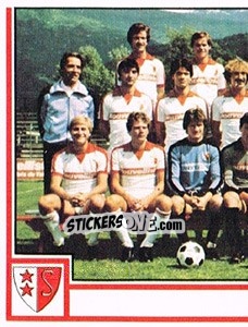Figurina Mannschaft (puzzle 1) - Football Switzerland 1980-1981 n. 204 - Panini