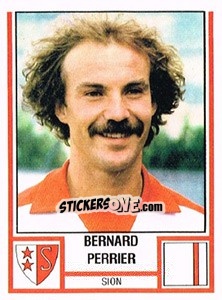 Cromo Bernhard Perrier - Football Switzerland 1980-1981 - Panini