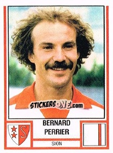Sticker Bernhard Perrier - Football Switzerland 1980-1981 n. 218 - Panini