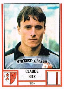 Sticker Claude Bitz - Football Switzerland 1980-1981 - Panini