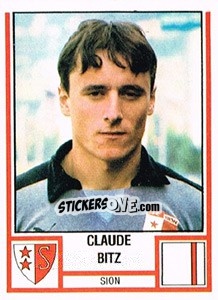 Sticker Claude Bitz - Football Switzerland 1980-1981 n. 222 - Panini