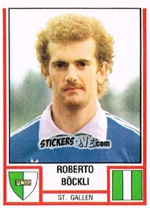 Sticker Roberto Böckli - Football Switzerland 1980-1981 - Panini