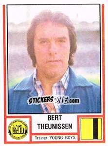 Sticker Bert Theunissen - Football Switzerland 1980-1981 n. 246 - Panini