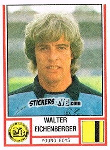 Sticker Walter Eichenberger - Football Switzerland 1980-1981 - Panini
