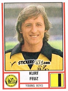 Sticker Kurt Feuz - Football Switzerland 1980-1981 n. 250 - Panini