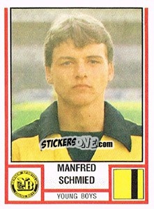 Cromo Manfred Schmied - Football Switzerland 1980-1981 - Panini