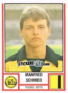 Figurina Manfred Schmied - Football Switzerland 1980-1981 - Panini