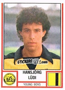 Cromo Hansjörg Lüdi - Football Switzerland 1980-1981 - Panini