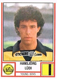 Sticker Hansjörg Lüdi - Football Switzerland 1980-1981 n. 253 - Panini