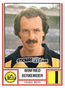 Cromo Winfried Berkemeier - Football Switzerland 1980-1981 - Panini