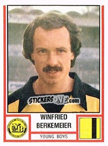Sticker Winfried Berkemeier - Football Switzerland 1980-1981 n. 255 - Panini