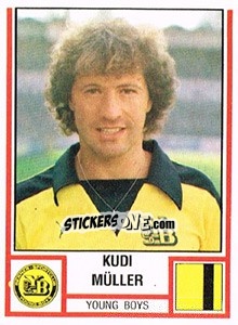 Cromo Kudi Müller - Football Switzerland 1980-1981 - Panini
