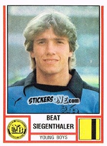 Sticker Beat Siegenthaler - Football Switzerland 1980-1981 - Panini