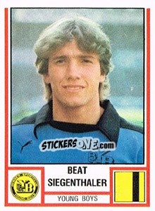 Sticker Beat Siegenthaler - Football Switzerland 1980-1981 n. 262 - Panini