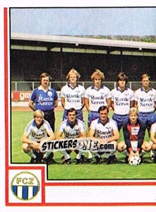 Sticker Mannschaft (puzzle 1) - Football Switzerland 1980-1981 n. 264 - Panini
