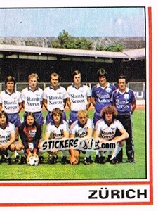 Sticker Mannschaft (puzzle 2) - Football Switzerland 1980-1981 n. 265 - Panini