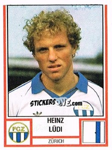 Figurina Heinz Lüdi - Football Switzerland 1980-1981 n. 268 - Panini