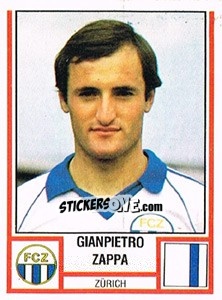 Sticker Gianpietro Zappa - Football Switzerland 1980-1981 - Panini