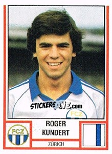 Figurina Roger Kundert - Football Switzerland 1980-1981 - Panini