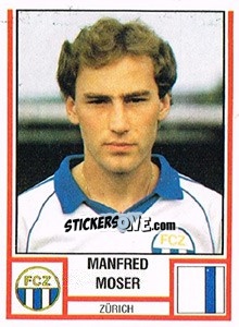 Figurina Manfred Moser - Football Switzerland 1980-1981 n. 277 - Panini