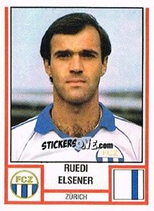 Sticker Ruedi Elsener - Football Switzerland 1980-1981 n. 281 - Panini