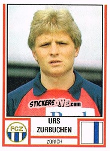 Sticker Urs Zurbuchen - Football Switzerland 1980-1981 - Panini