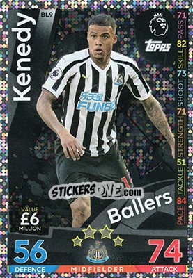 Sticker Kenedy - English Premier League 2018-2019. Match Attax Extra - Topps