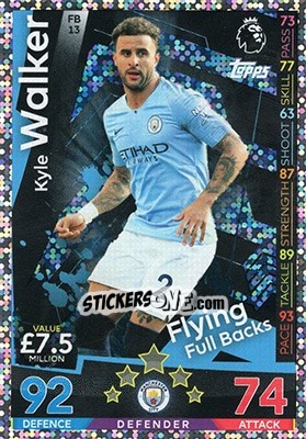 Cromo Kyle Walker - English Premier League 2018-2019. Match Attax Extra - Topps