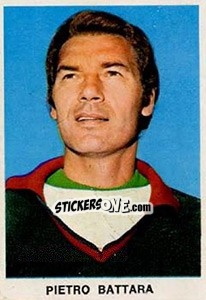 Sticker Pietro Battara - Calciatori 1973-1974 - Edis