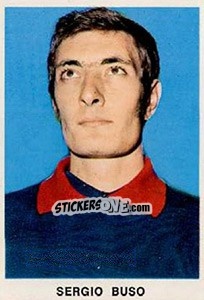 Sticker Sergio Buso - Calciatori 1973-1974 - Edis
