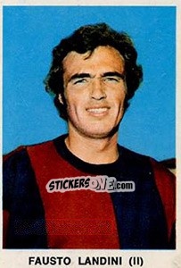 Sticker Fausto Landini (II) - Calciatori 1973-1974 n. 14 - Edis