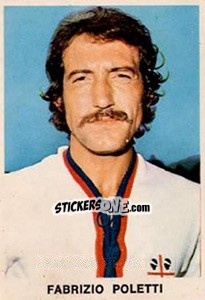 Sticker Fabrizio Poletti - Calciatori 1973-1974 n. 22 - Edis
