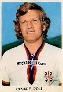 Sticker Cesare Poli - Calciatori 1973-1974 n. 24 - Edis