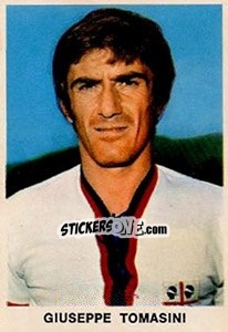 Cromo Giuseppe Tomasini - Calciatori 1973-1974 - Edis