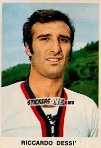 Sticker Riccardo Dessi' - Calciatori 1973-1974 - Edis