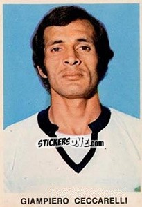 Cromo Giampiero Ceccarelli - Calciatori 1973-1974 - Edis