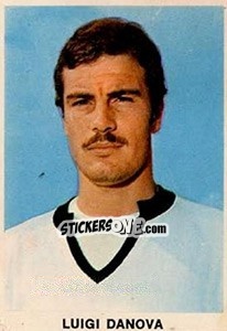 Sticker Luigi Danova - Calciatori 1973-1974 - Edis