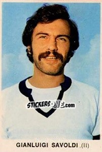 Figurina Gianluigi Savoldi (II) - Calciatori 1973-1974 - Edis