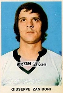 Sticker Giuseppe Zaniboni - Calciatori 1973-1974 - Edis