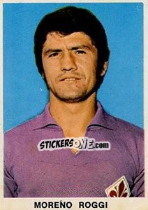 Figurina Moreno Roggi - Calciatori 1973-1974 - Edis