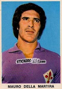 Sticker Mauro Della Martira - Calciatori 1973-1974 n. 60 - Edis