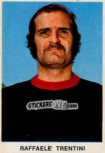 Sticker Raffaele Trentini - Calciatori 1973-1974 n. 71 - Edis